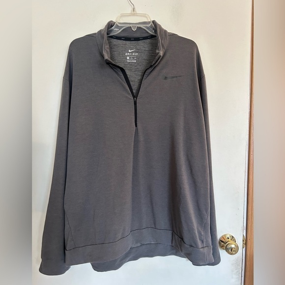 Nike Mem's Quarter Zip DRI – FIT XXL black and gray jacket - Picture 1 of 10